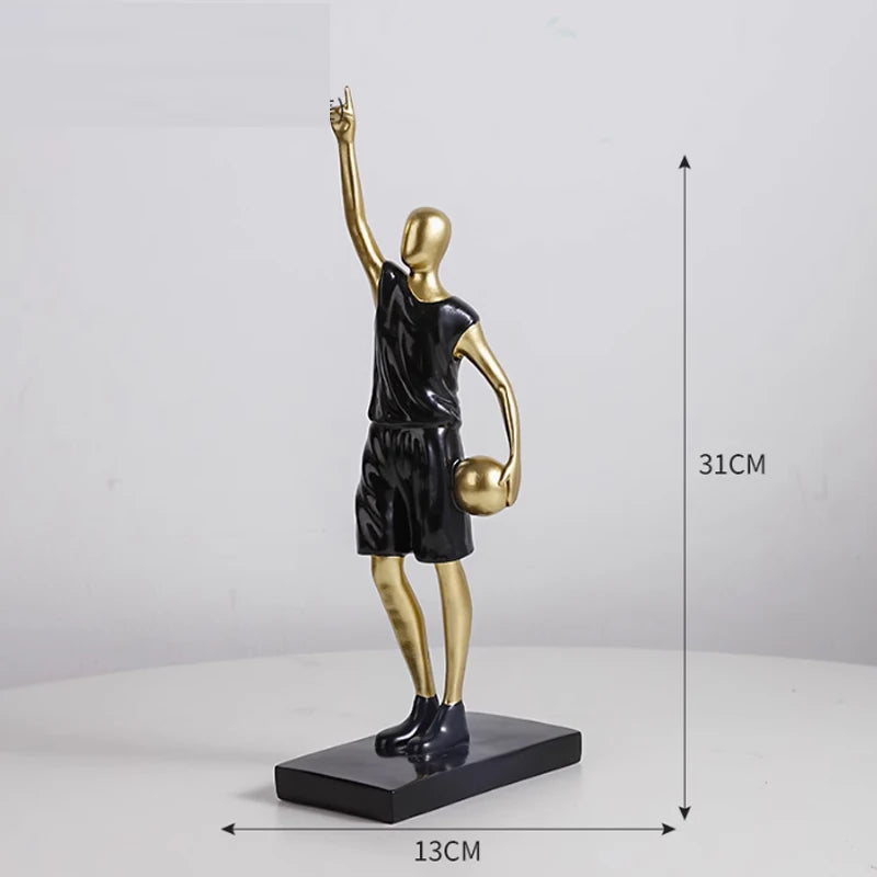 Basketball Player Statue Ornament Desk Decoration