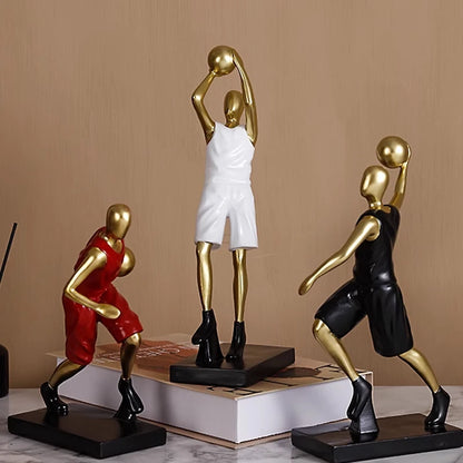 Basketball Player Statue Ornament Desk Decoration