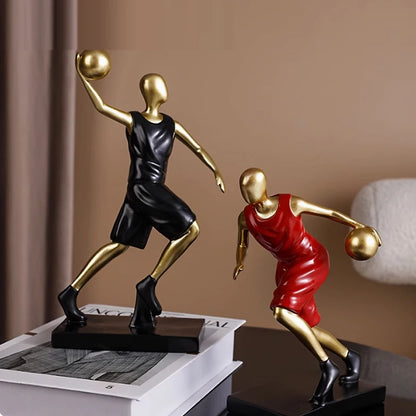 Basketball Player Statue Ornament Desk Decoration