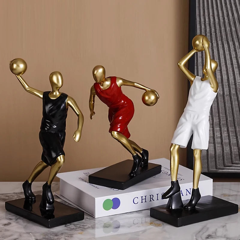 Basketball Player Statue Ornament Desk Decoration