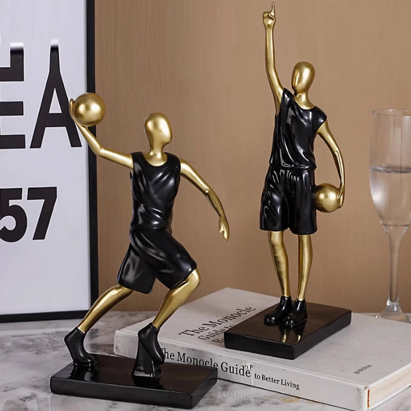 Basketball Player Statue Ornament Desk Decoration