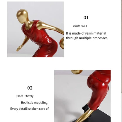 Basketball Player Statue Ornament Desk Decoration