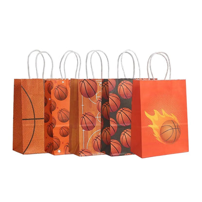 5/10/20pcs Sport Theme Basketball Gift Bags