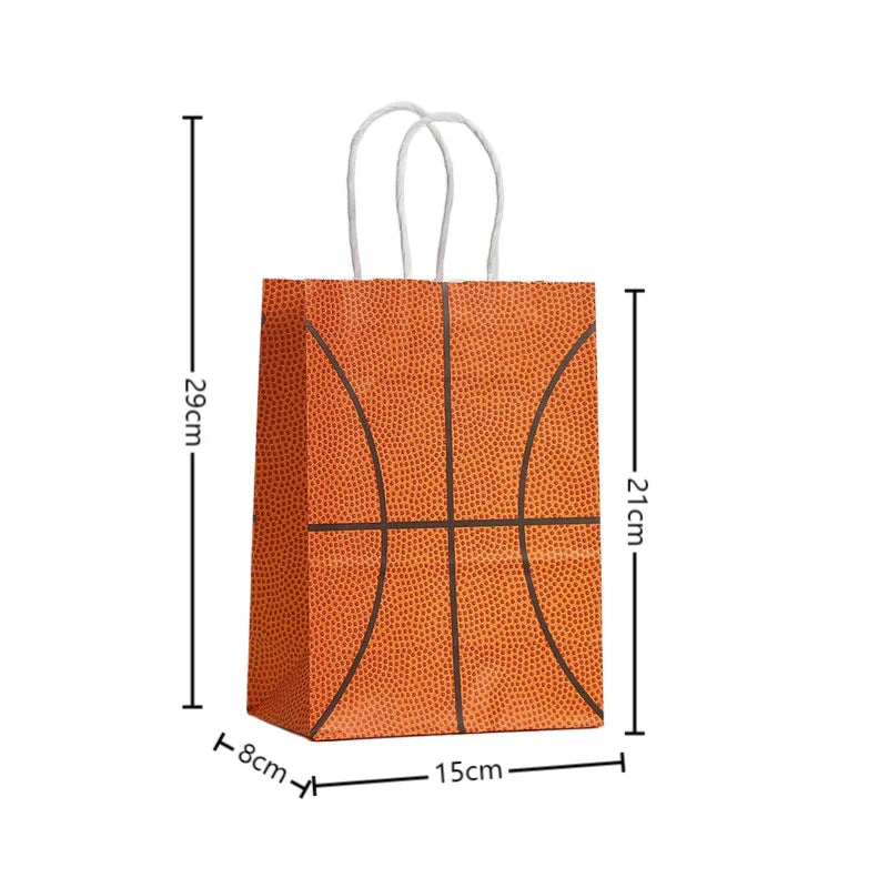 5/10/20pcs Sport Theme Basketball Gift Bags