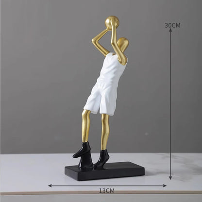 Basketball Player Statue Ornament Desk Decoration