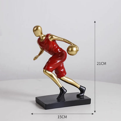 Basketball Player Statue Ornament Desk Decoration
