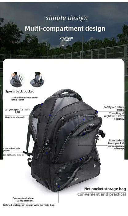 Basketball Backpack Large Sports Equipment Bag